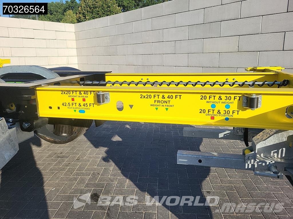 Orthaus CGS (Euro Slider 500) 3 axles Multi 45ft Lift Axle Containerchassis