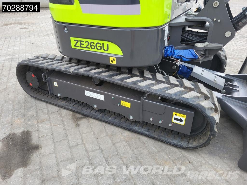 Zoomlion ZE26 GU FACTORY WARRANTY – CE CERTIFIED - KUBOTA E Miniexcavadoras