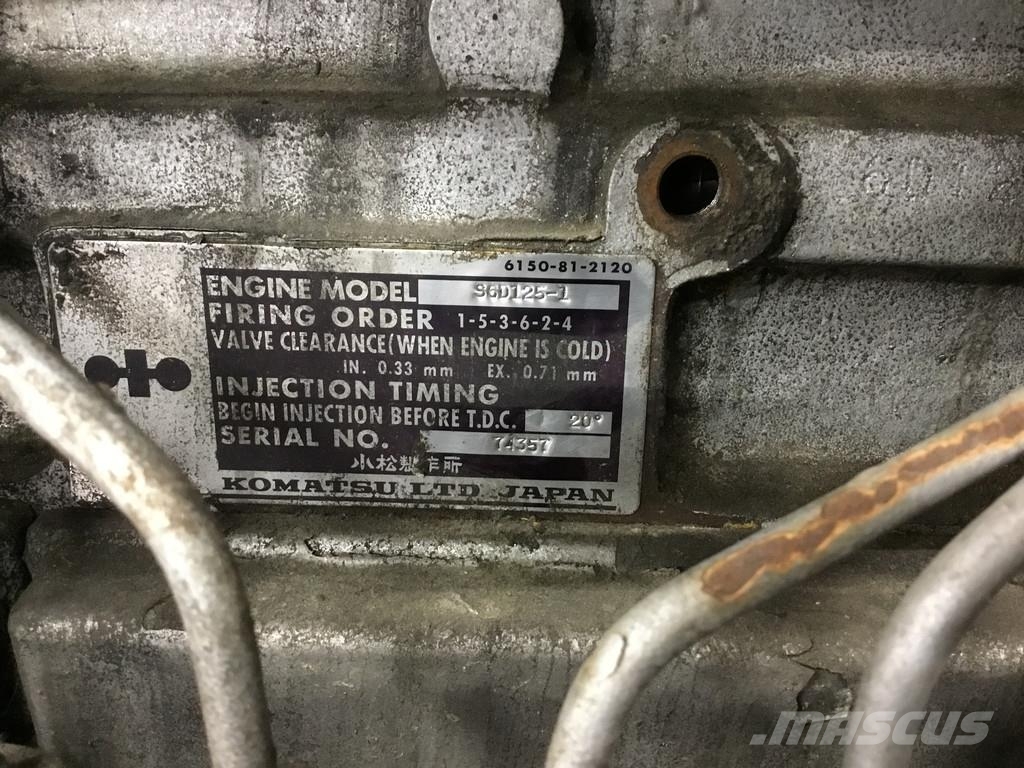 Komatsu S6D125-1 USED Motores