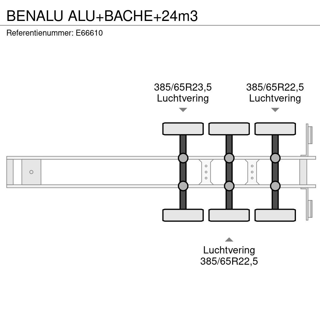 Benalu ALU+BACHE+24m3 Sklápacie návesy