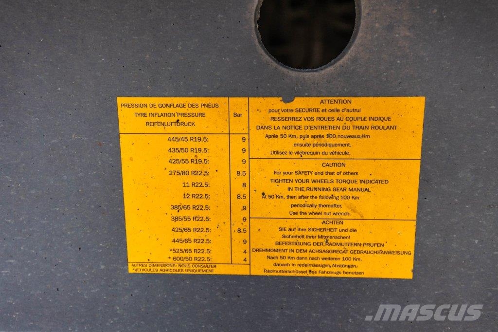 Benalu ALU+BACHE+24m3 Sklápacie návesy