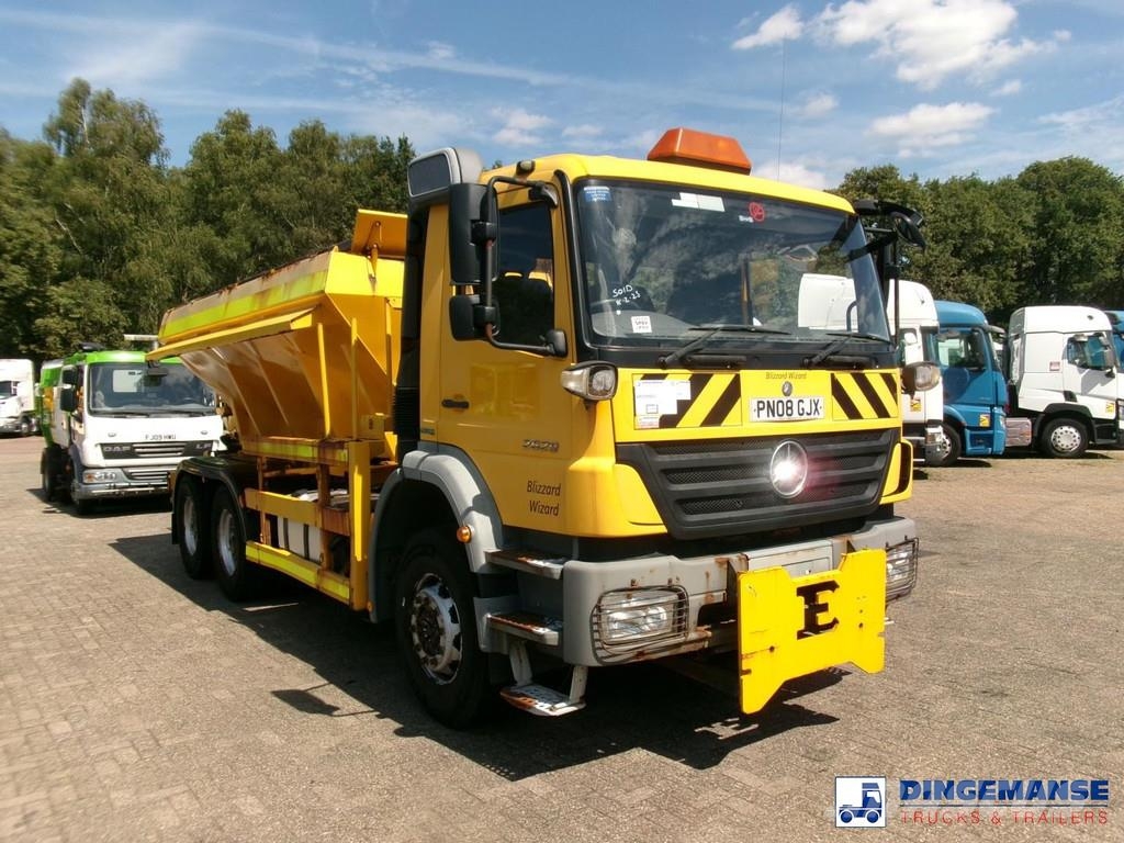 MB Trac Axor 2629 6x4 RHD gritter / salt spreader Ratraki śniegowe