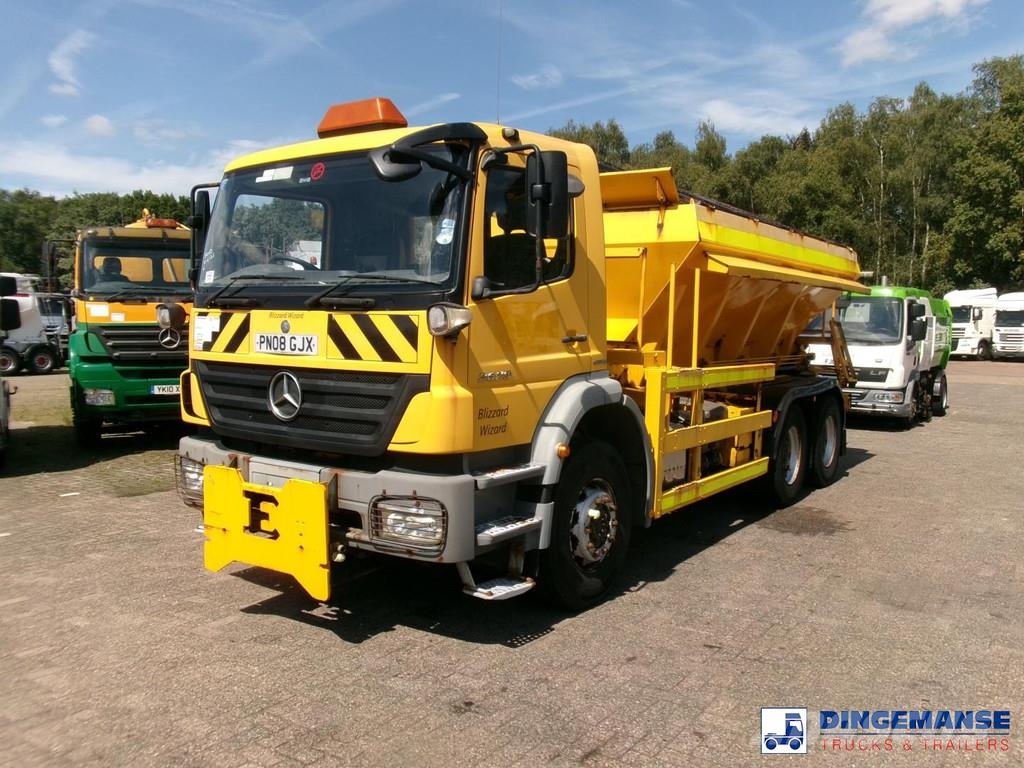 MB Trac Axor 2629 6x4 RHD gritter / salt spreader Ratraki śniegowe