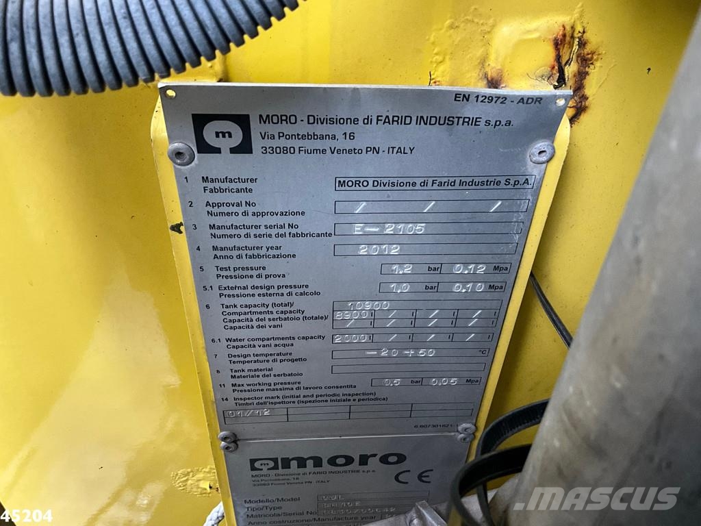 Volvo FM 500 Euro 5 MORO kolkenzuiger Camiones aspiradores/combi