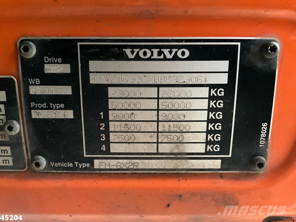 Volvo FM 500 Euro 5 MORO kolkenzuiger Camiones aspiradores/combi
