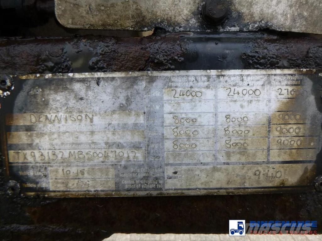 Metalovouga Bitumen tank inox 32 m3 / 1 comp + pump Tankauflieger