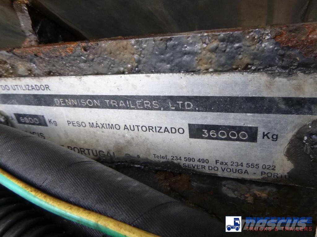 Metalovouga Bitumen tank inox 32 m3 / 1 comp + pump Tankauflieger