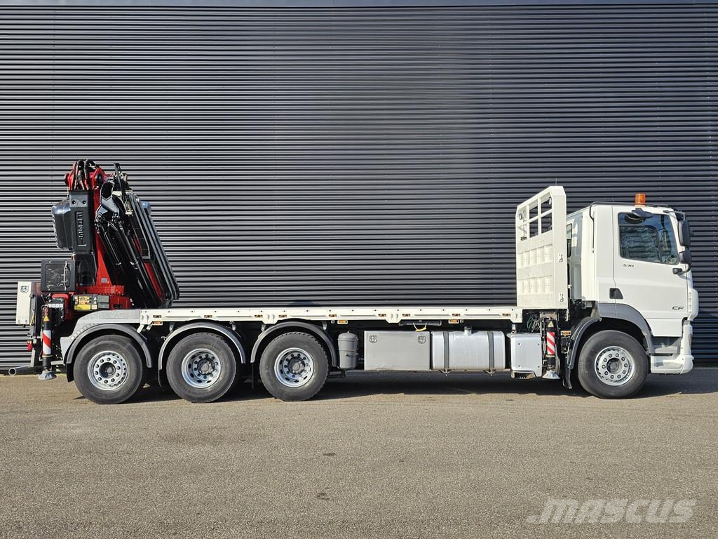 DAF CF 530 8x4 / RETARDER / FASSI F545 CRANE / KRAN / Nosturiautot