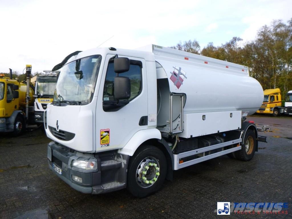 Renault Midlum 270.18 4x2 fuel tank 13.3 m3 / 4 comp 탱커 트럭