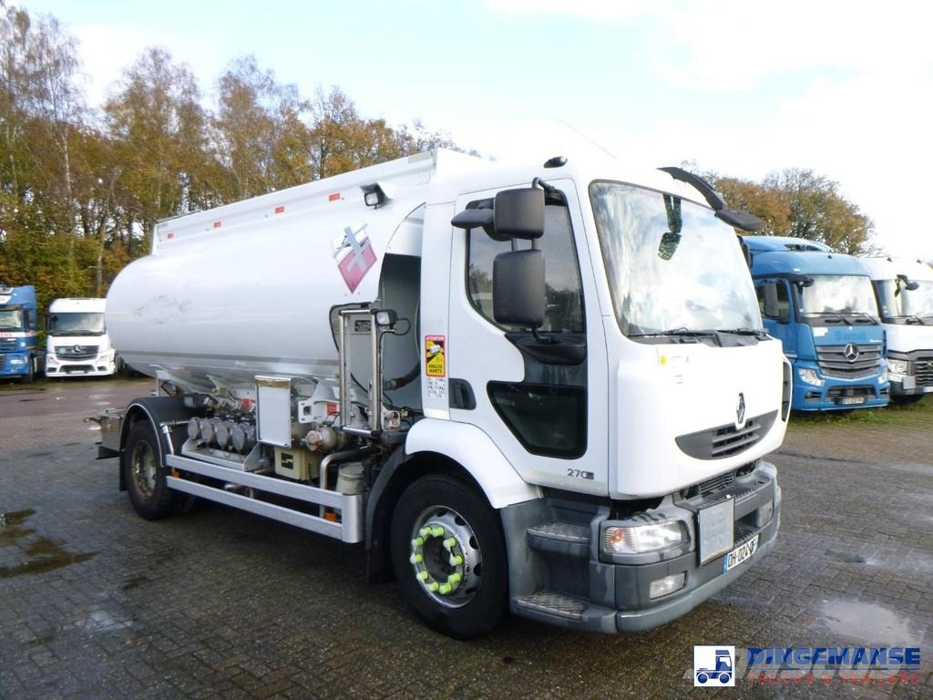 Renault Midlum 270.18 4x2 fuel tank 13.3 m3 / 4 comp 탱커 트럭