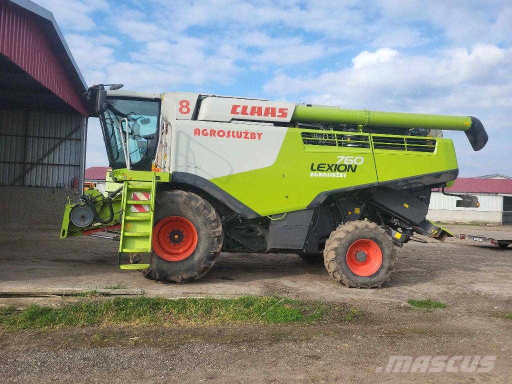 CLAAS Lexion 760 + Claas Vario 930 Moissonneuse batteuse