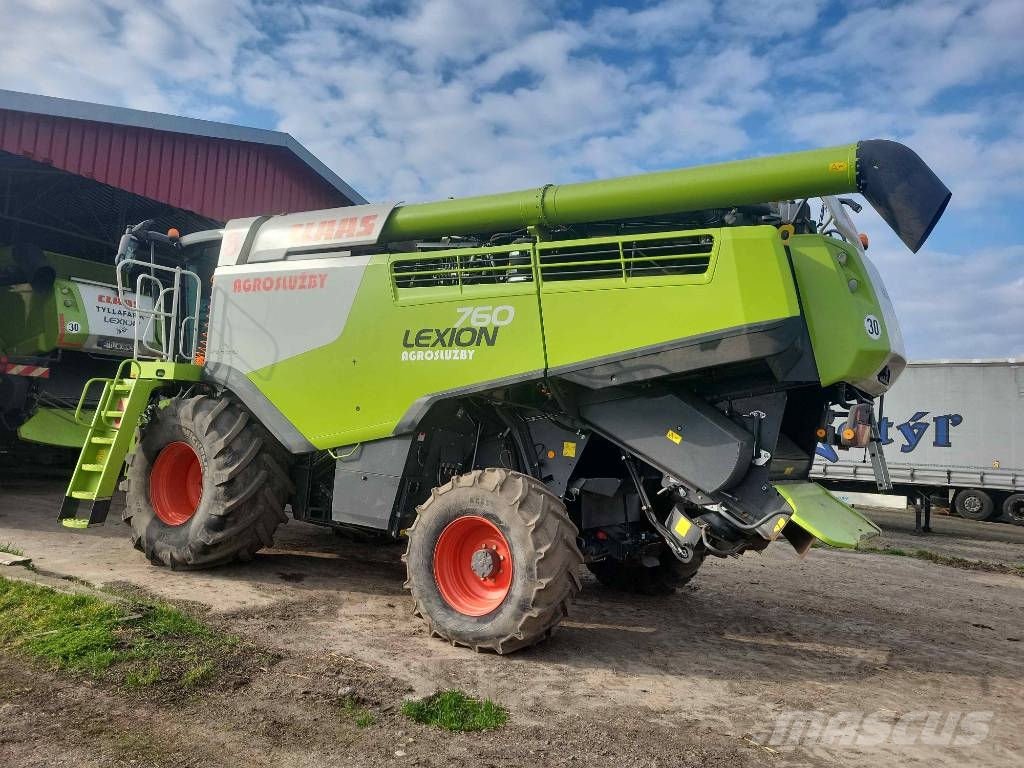 CLAAS Lexion 760 + Claas Vario 930 Moissonneuse batteuse