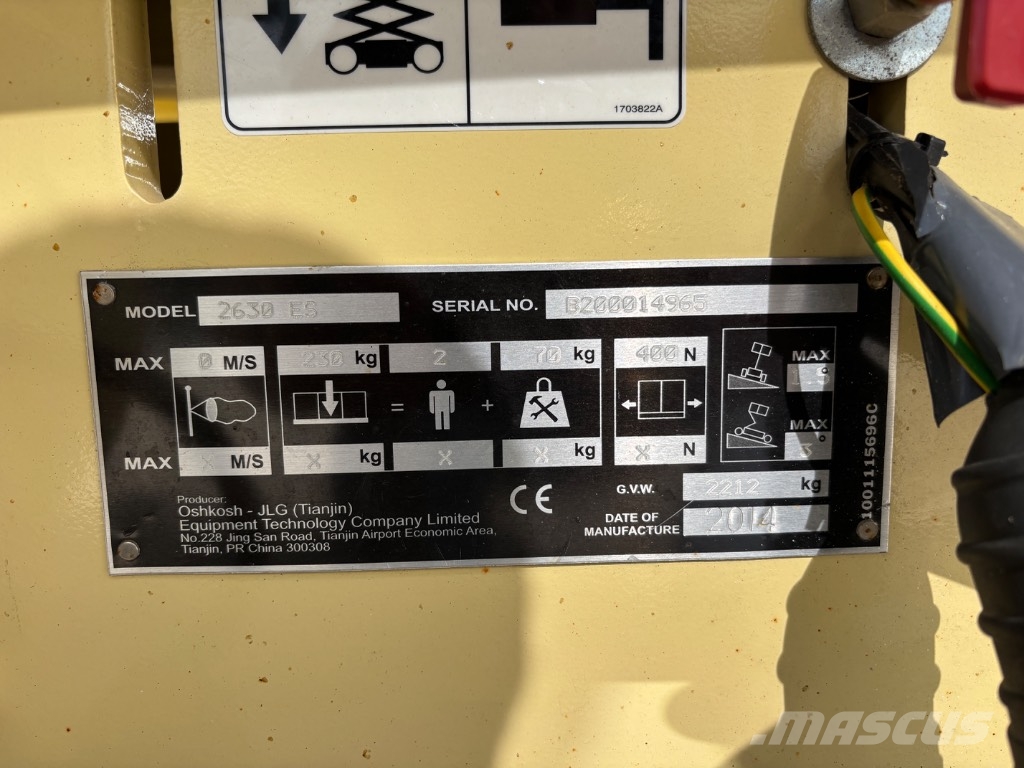 JLG 2630 ES Schaarhoogwerkers