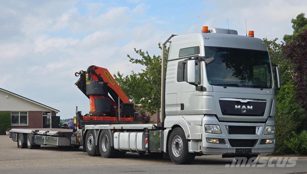 MAN TGX 26.400 6x2 CRANE TRUCK!! PALFINGER 34TM !! REM All-Terrain-Krane