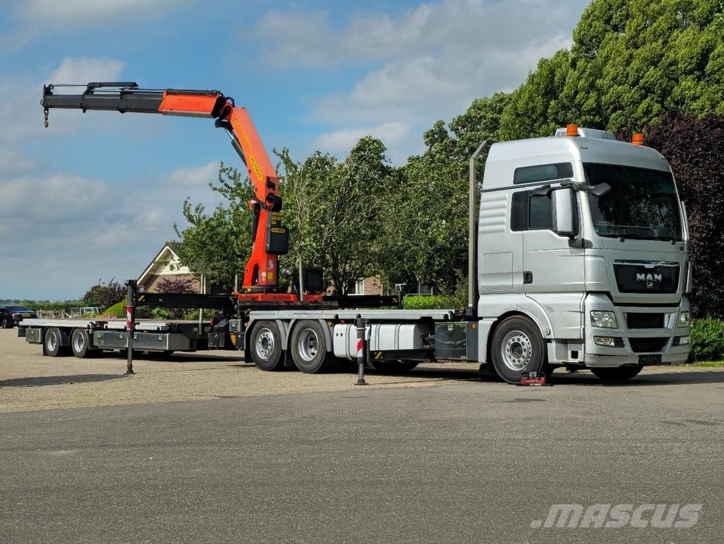 MAN TGX 26.400 6x2 CRANE TRUCK!! PALFINGER 34TM !! REM All-Terrain-Krane