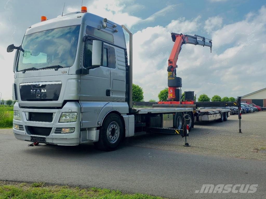 MAN TGX 26.400 6x2 CRANE TRUCK!! PALFINGER 34TM !! REM All-Terrain-Krane
