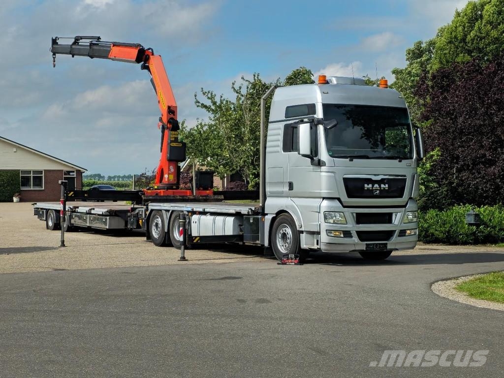 MAN TGX 26.400 6x2 CRANE TRUCK!! PALFINGER 34TM !! REM All-Terrain-Krane