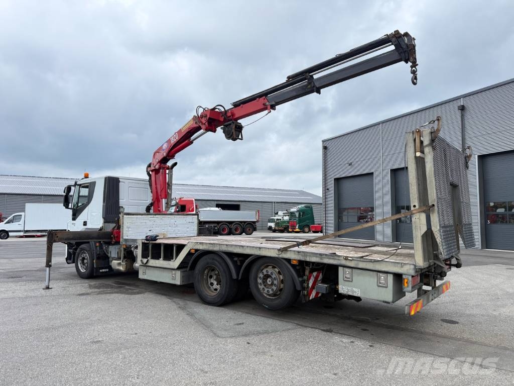 Iveco Stralis 420 6x2 Maschinetransport HMF1823K4 Crane Transport vehicles