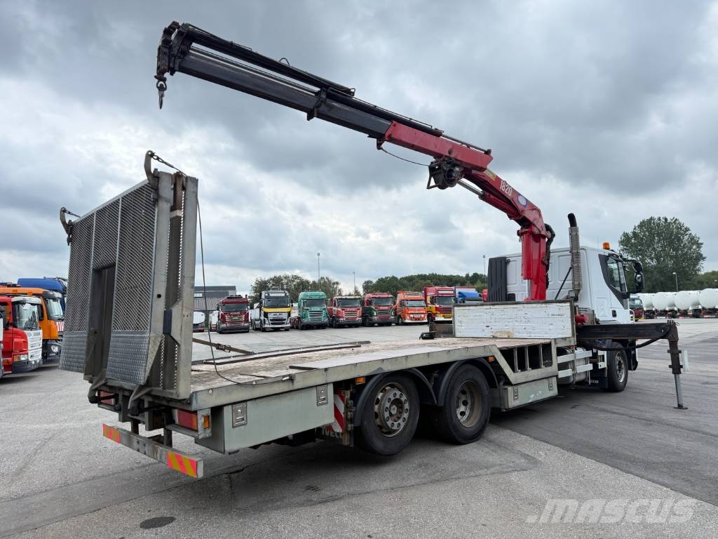 Iveco Stralis 420 6x2 Maschinetransport HMF1823K4 Crane Transport vehicles
