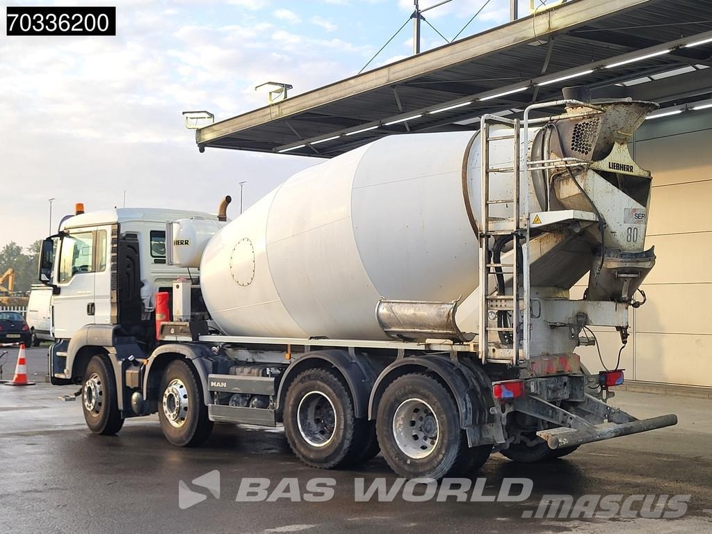 MAN TGS 32.420 TGS 8X4 Liebherr 9m3 Mixer Full Steel E Betoniere