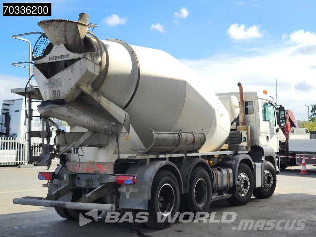MAN TGS 32.420 TGS 8X4 Liebherr 9m3 Mixer Full Steel E Concrete trucks