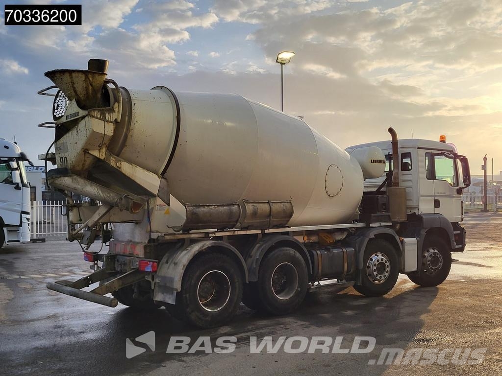 MAN TGS 32.420 TGS 8X4 Liebherr 9m3 Mixer Full Steel E Betoniere