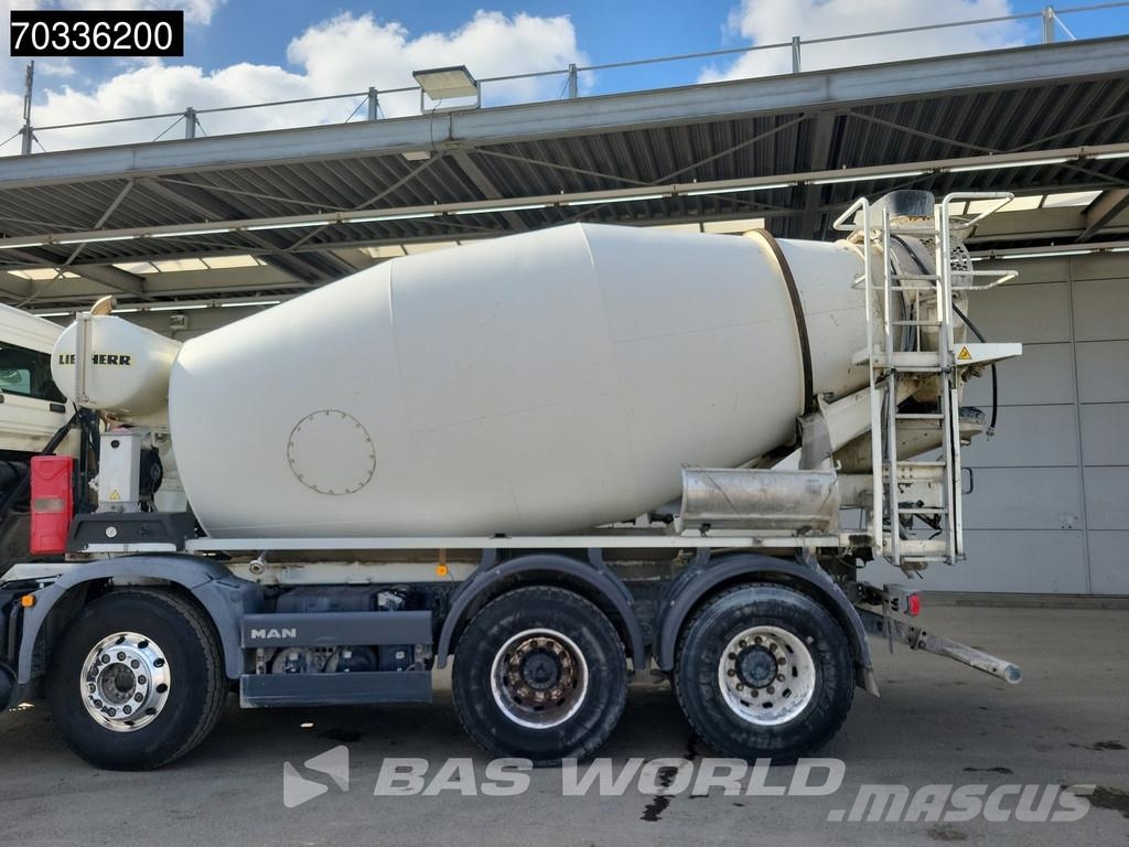 MAN TGS 32.420 TGS 8X4 Liebherr 9m3 Mixer Full Steel E Gruszki do betonu
