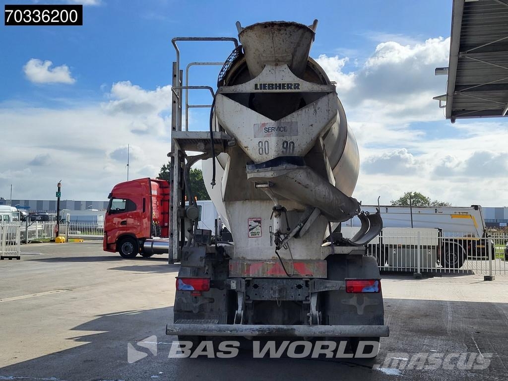 MAN TGS 32.420 TGS 8X4 Liebherr 9m3 Mixer Full Steel E Betonmixers en pompen