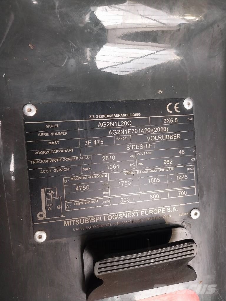 UniCarriers AG2N1L20Q Elektritõstukid