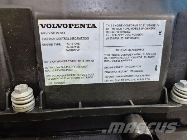 Volvo TAD1672VE Motoren