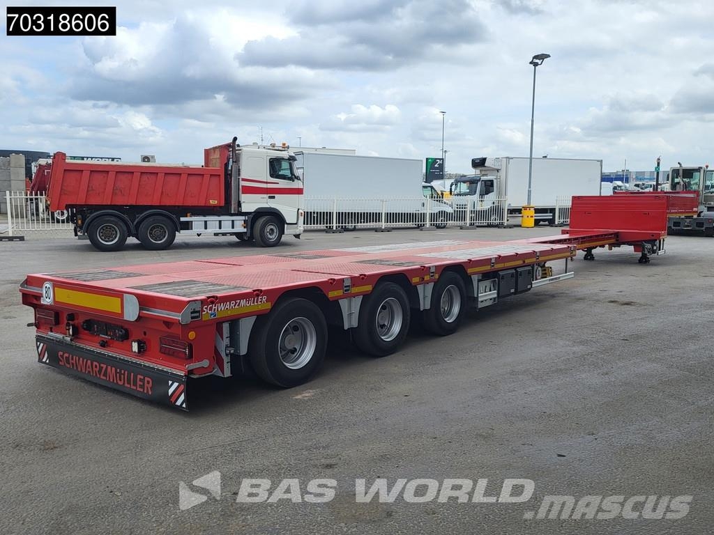 Schwarzmüller 3 axles NEW! 3x Steering Axles SAF Extendable Semi-trailer blokvogn