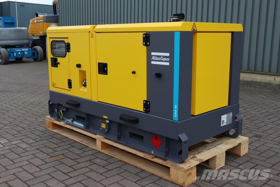 Atlas Copco QAS 40 ST3 Valid inspection, Diesel, 40 kVA مولدات ديزل