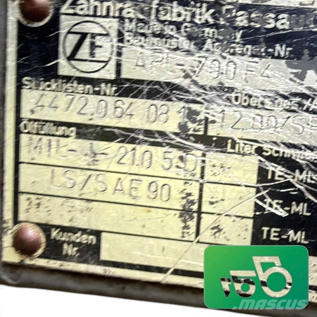 Fendt Farmer 309 (1994-2000r.) Parts الشاسيه والتعليق