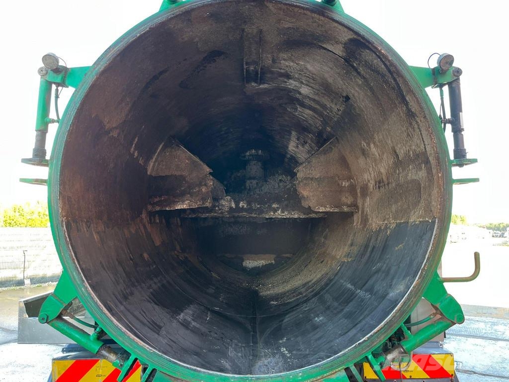 Scania R 124 6x2*4 TANK 1500 I + 13000 l / VACUUM Moro PM Paine-/imuautot