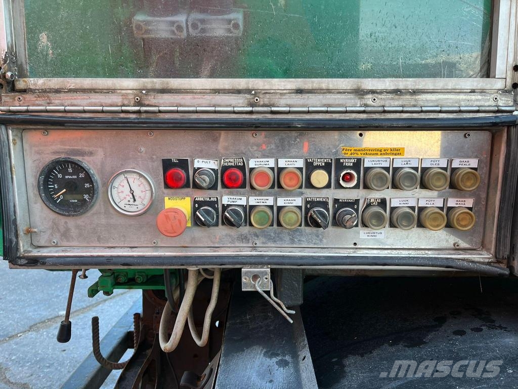 Scania R 124 6x2*4 TANK 1500 I + 13000 l / VACUUM Moro PM Paine-/imuautot