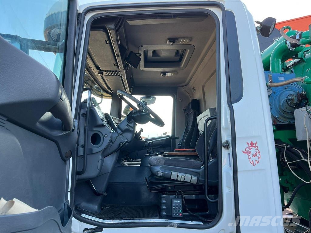 Scania R 124 6x2*4 TANK 1500 I + 13000 l / VACUUM Moro PM Paine-/imuautot