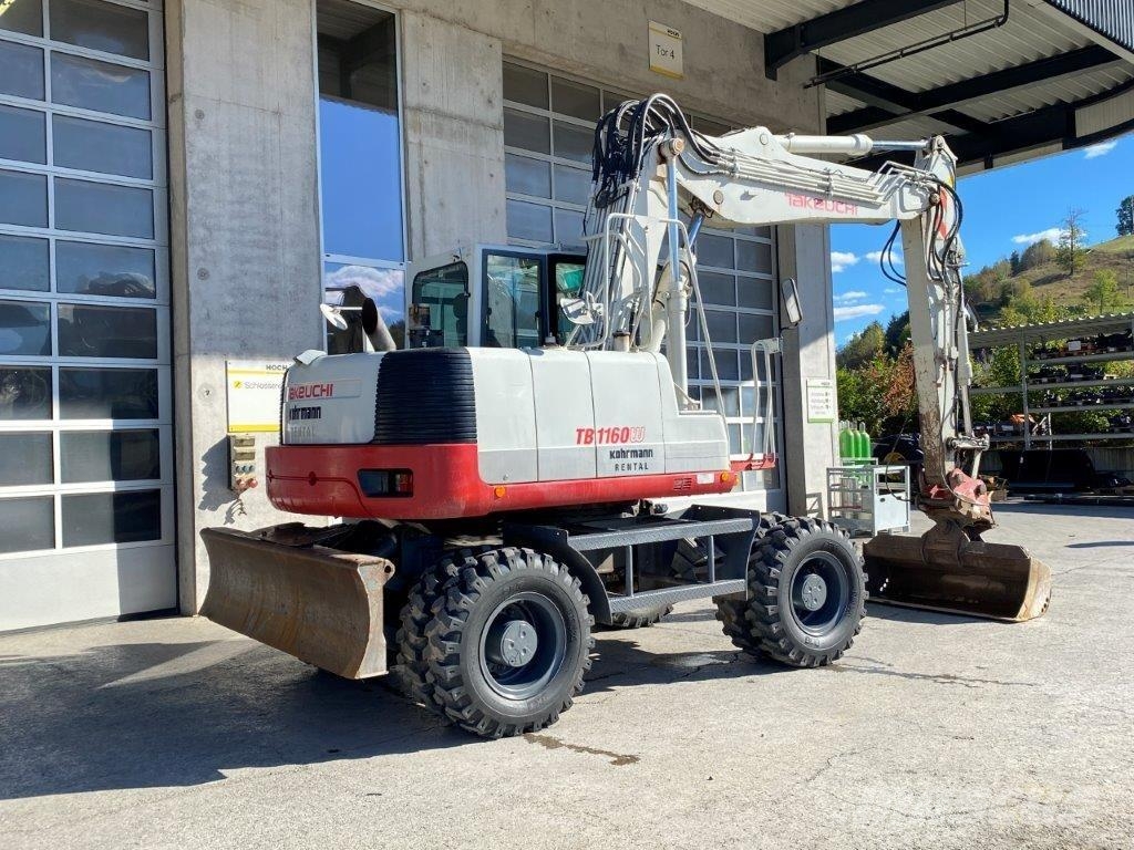 Takeuchi TB 1160W Mobilbagger HS10 KLIMA Kamera wie 295 Bagri na kolesih