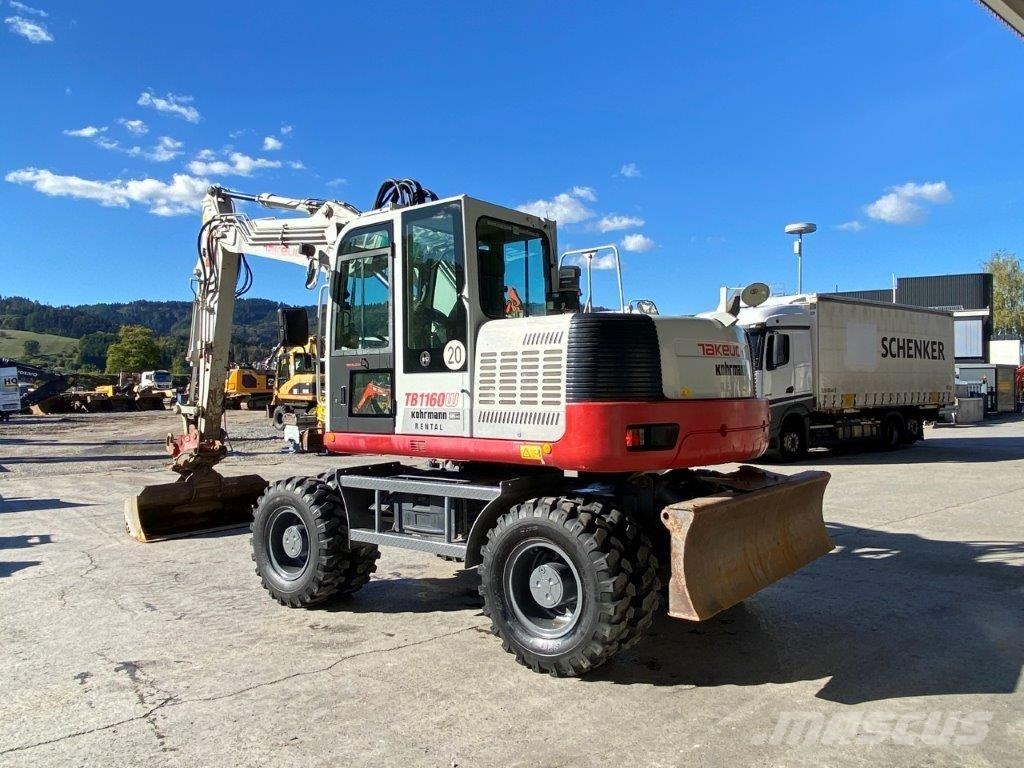 Takeuchi TB 1160W Mobilbagger HS10 KLIMA Kamera wie 295 Bagri na kolesih