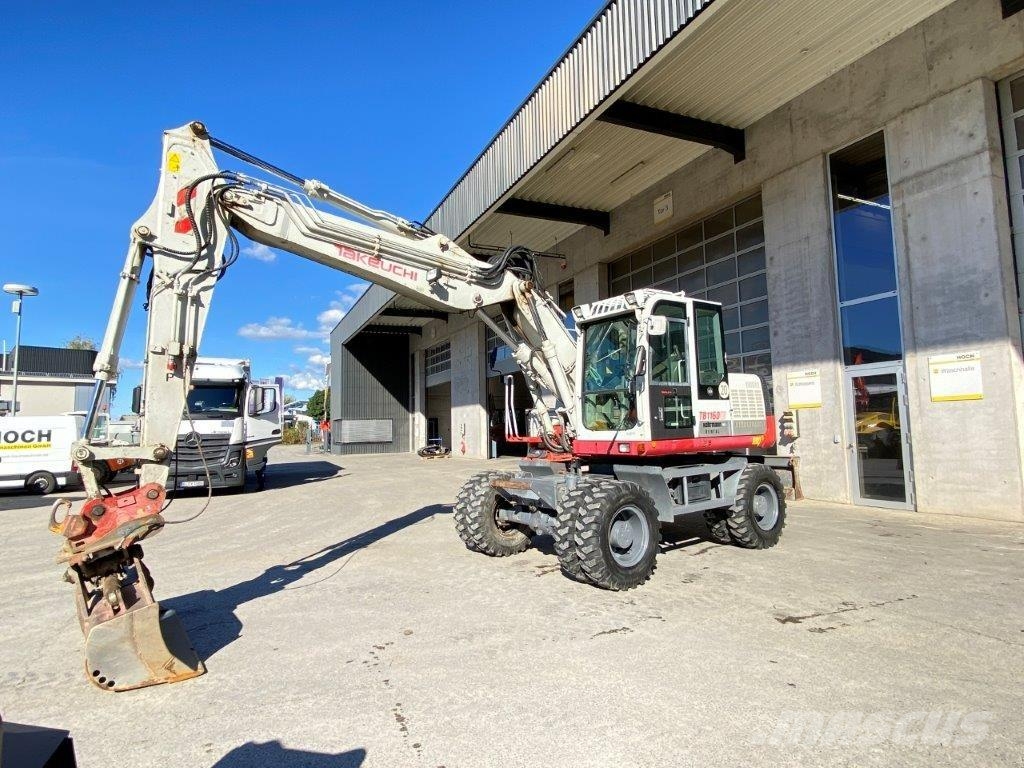 Takeuchi TB 1160W Mobilbagger HS10 KLIMA Kamera wie 295 Bagri na kolesih