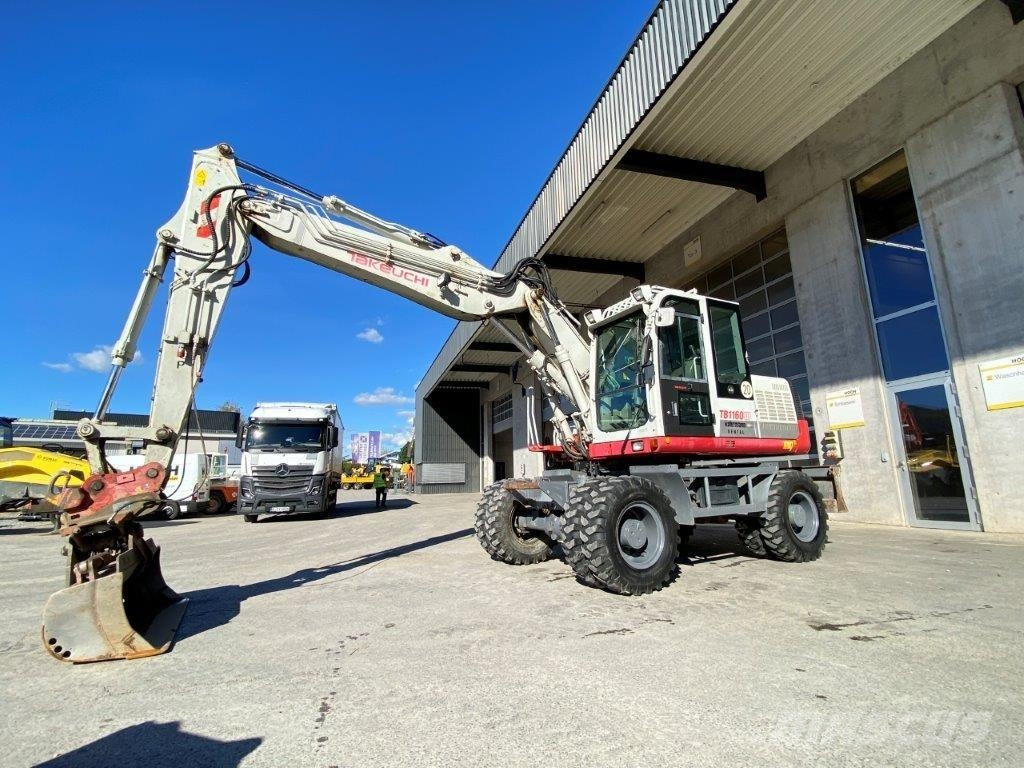 Takeuchi TB 1160W Mobilbagger HS10 KLIMA Kamera wie 295 Bagri na kolesih