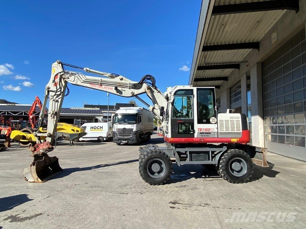 Takeuchi TB 1160W Mobilbagger HS10 KLIMA Kamera wie 295 Bagri na kolesih