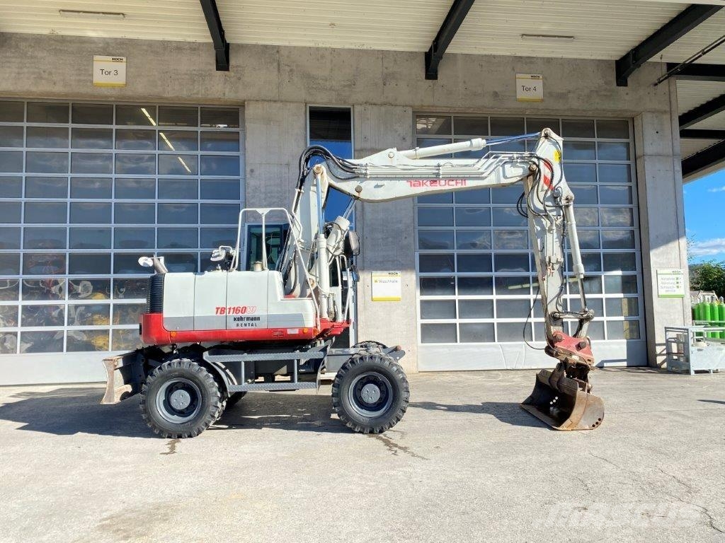 Takeuchi TB 1160W Mobilbagger HS10 KLIMA Kamera wie 295 Bagri na kolesih