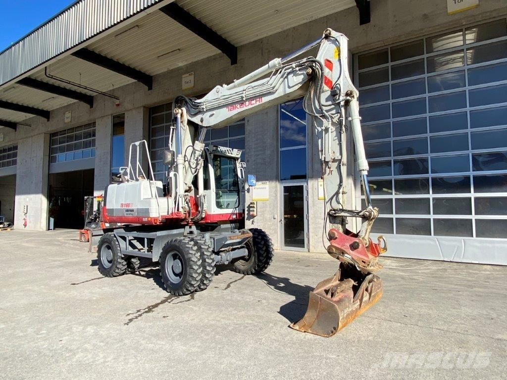Takeuchi TB 1160W Mobilbagger HS10 KLIMA Kamera wie 295 Bagri na kolesih