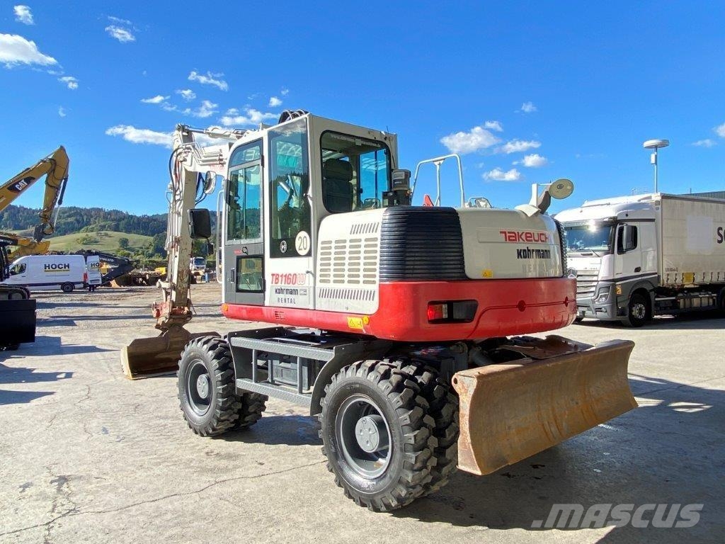 Takeuchi TB 1160W Mobilbagger HS10 KLIMA Kamera wie 295 Bagri na kolesih