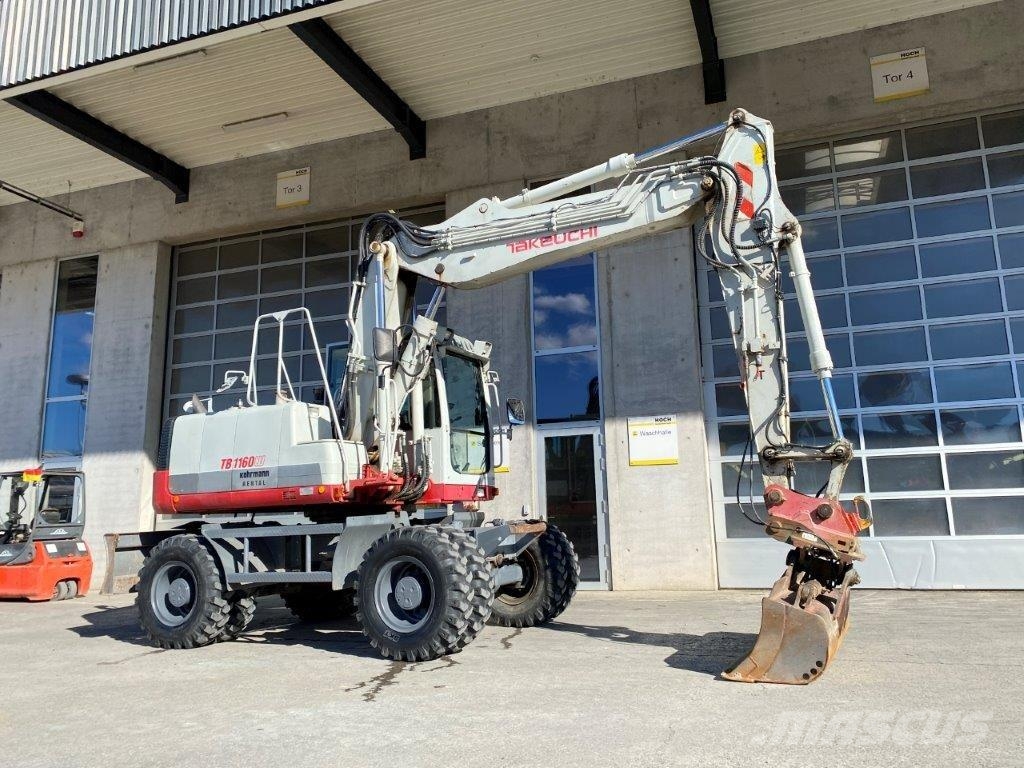 Takeuchi TB 1160W Mobilbagger HS10 KLIMA Kamera wie 295 Bagri na kolesih