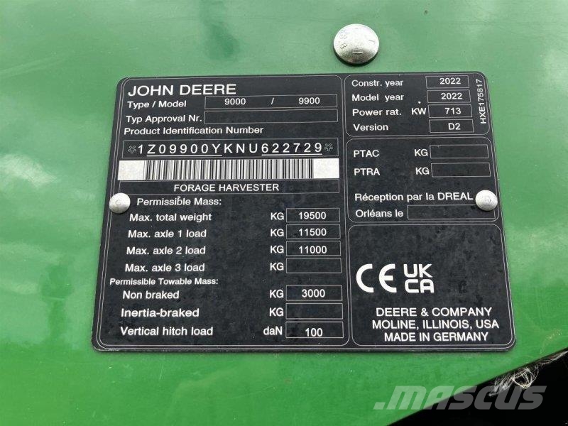 John Deere 9900i ProDrive Falciatrinciatrici