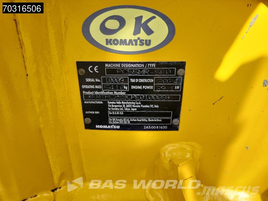 Komatsu PC55 MR-5EO 小型挖掘机