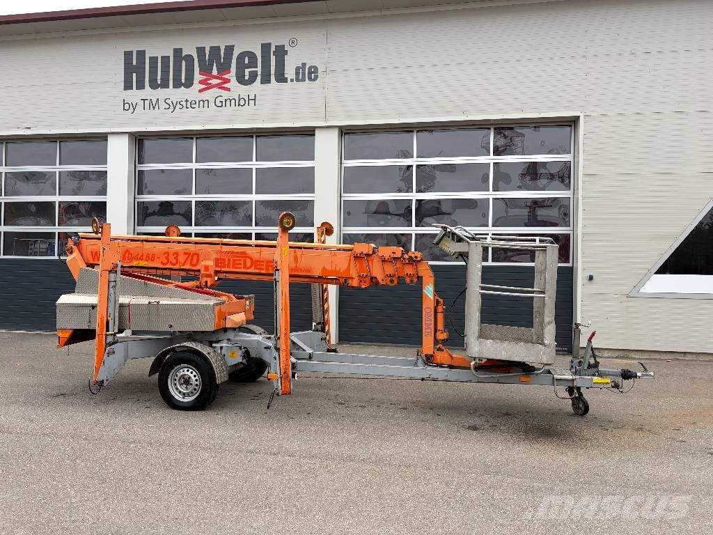 Omme 1650P- 16,5m Anhänger-Arbeitsbühne Trailermonterede lifte