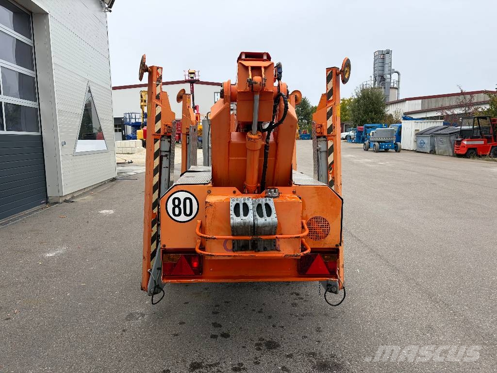 Omme 1650P- 16,5m Anhänger-Arbeitsbühne Trailermonterede lifte
