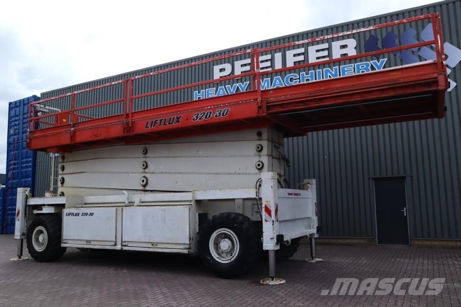 Liftlux SL320-30DS Diesel, 4x4 Drive, 34m Working Height, Žirkliniai keltuvai